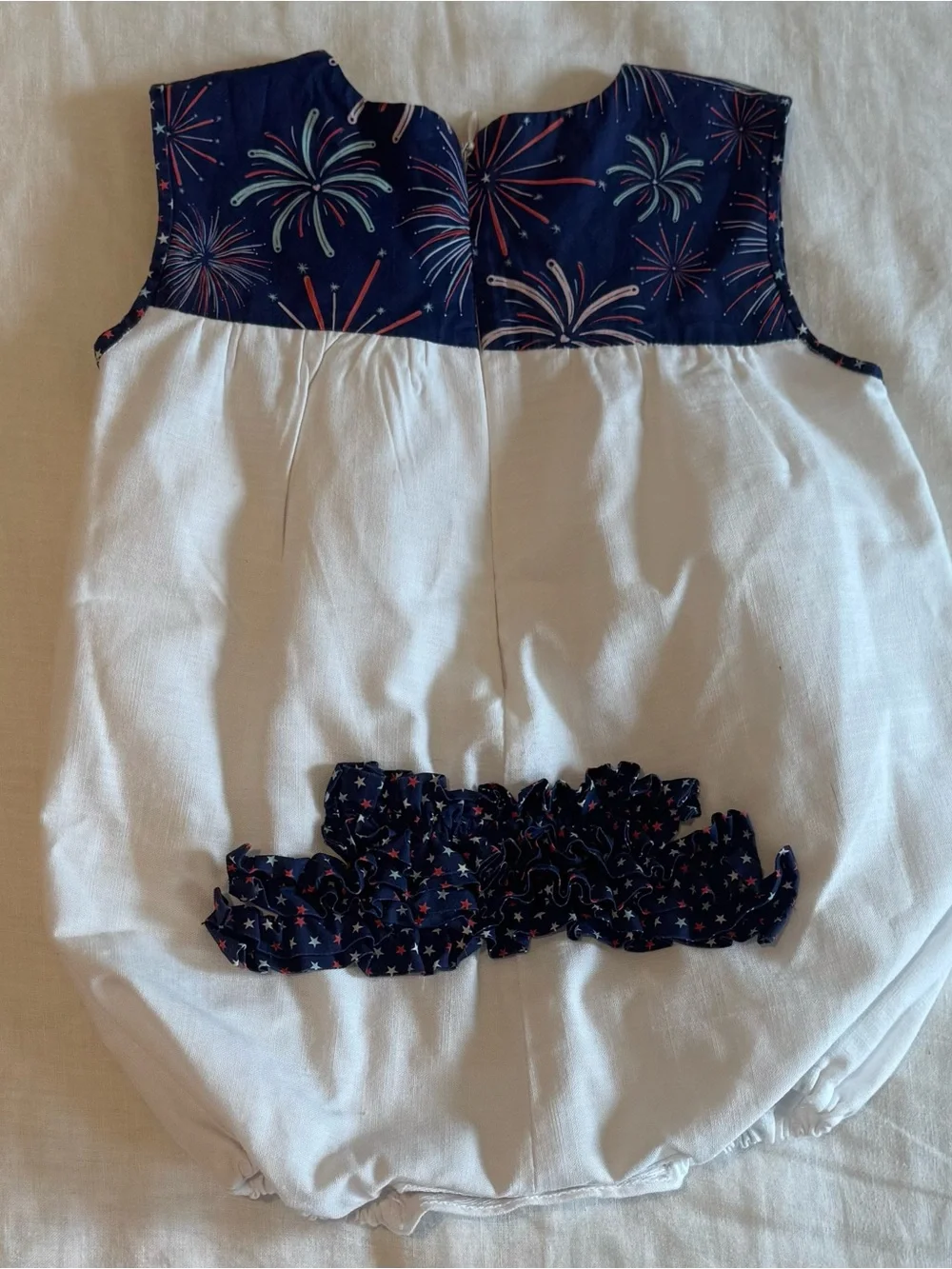 Fourth of July Firework Baby Bubble - Fits up to 6MO